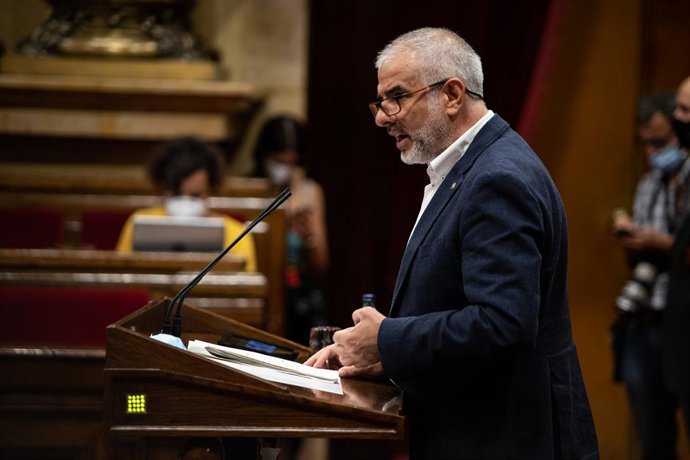 El president del Grup Ciutadans al Parlament, Carlos Carrizosa.