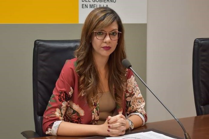 La delegada del Gobierno en Melilla, Sabrina Moh, en rueda de prensa