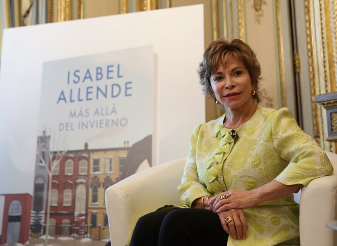 Presentación de la nueva novela de Isabel Allende, Más allá del invierno