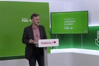 PSOE-A rechaza que Bravo "insinúe" una prórroga del Presupuesto y exige que no lo use para "confrontar" con el Gobierno