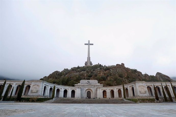 Plano general de la Basílica del Valle de los Caídos , en San Lorenzo de El Escorial (Madrid, España), a 24 de octubre de 2019