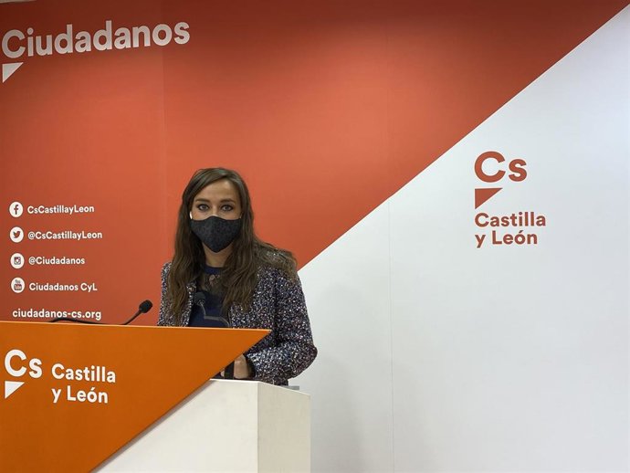 La coordinadora autonómica de Ciudadanos Castilla y León, Gemma Villarroel.