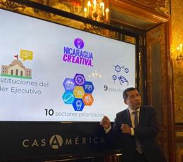 El embajador de Nicaragua, Carlos Midence