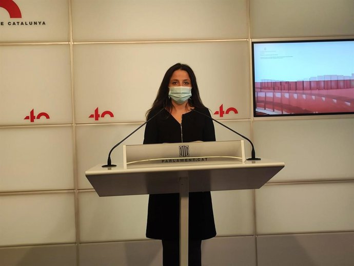 La diputada de la CUP al Parlament Maria Sirvent.