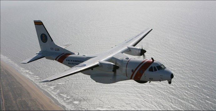 El avión  Sasemar 101 de Salvamento Marítimo, en imagen de archivo 