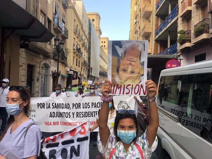 Los MIR protestan en Alicante