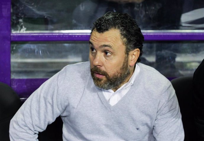 El entrenador del Real Valladolid, Sergio González