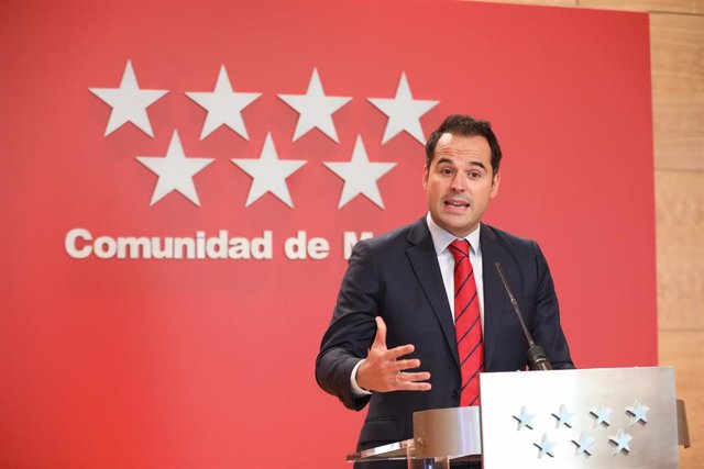 El vicepresidente de la Comunidad de Madrid, Ignacio Aguado