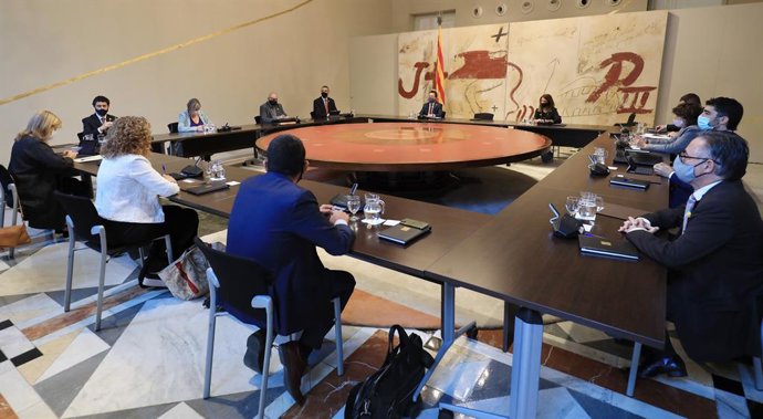 Reunió del primer Consell Executiu del Govern després de la inhabilitació de Quim Torra