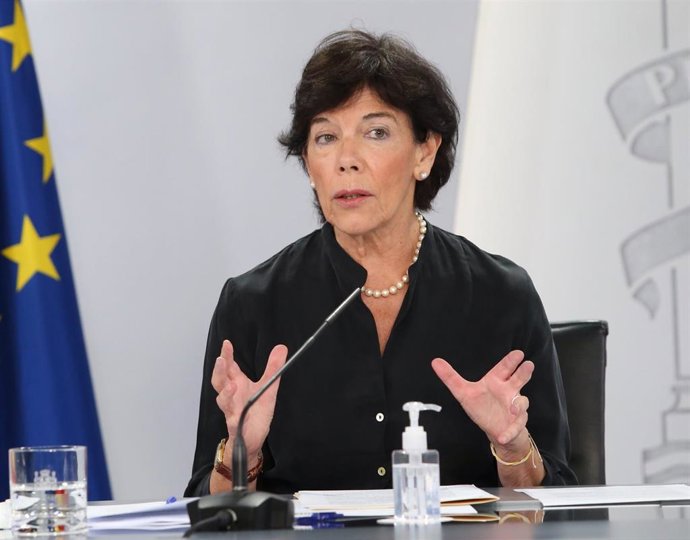 La ministra de Educación y Formación Profesional, Isabel Celaá