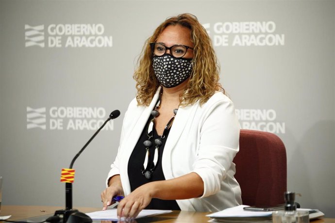 La consejera de Presidencia del Gobierno de Aragón, Mayte Pérez.