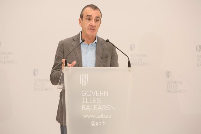 El vicepresidente y conseller de Transición Energética y Sectores Productivos, Juan Pedro Yllanes.