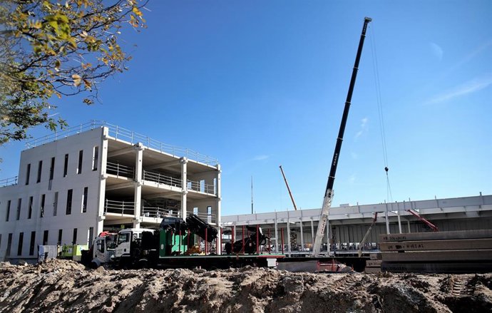 Obras del nuevo Hospital de Emergencias de la Comunidad de Madrid