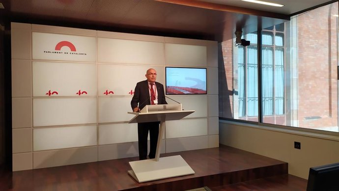 Rueda de premsa del director de la Oficina Antifrau, Miguel Ángel Gimeno. Barcleona, el 30 de septiembre de 2020.