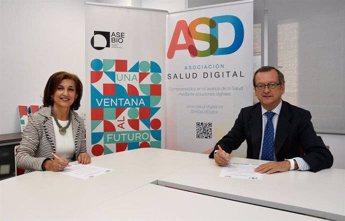 La Asociación Española de Bioempresas (AseBio) ha firmado esta mañana un convenio de colaboración con la Asociación Salud Digital (ASD), de la mano de sus presidentes, Ana Polanco y Jaime del Barrio