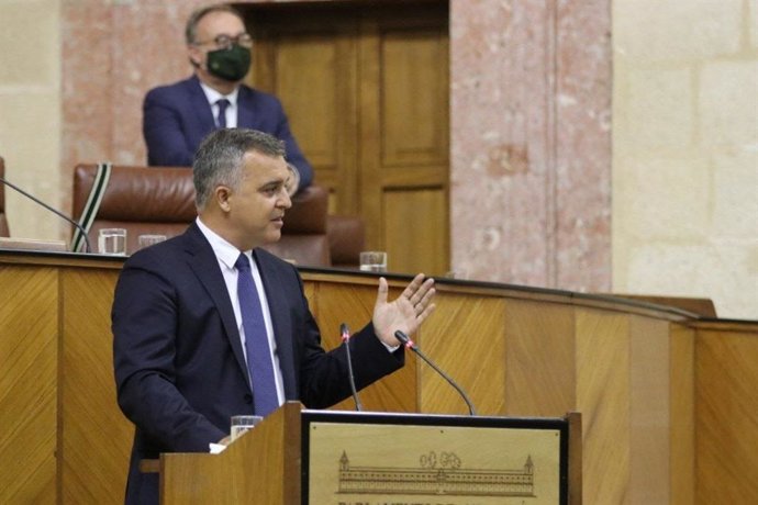 El parlamentario andaluz de Ciudadanos (Cs) Javier Pareja, en una foto de archivo.