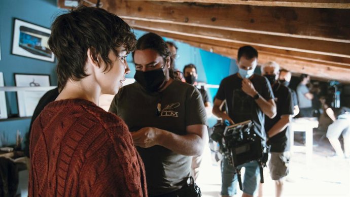 Rodaje de El Visitante