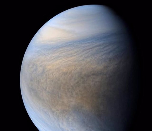 Imagen de Venus tomada por la sonda Akatsuki