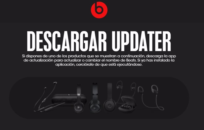 Apple retira el actualizador Beats Updater y usará actualizaciones OTA en los nu