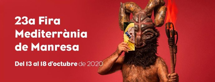 Cartel de la vigesimo tercera edición de la Fira Mediterrnia de Manresa.