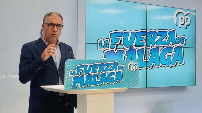 El presidente del PP de Málaga, Elías Bendodo, en una foto de archivo.