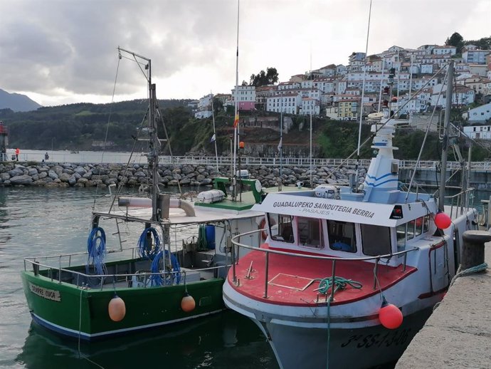 Barcos de pesca en Asturias