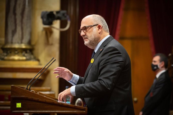 El portaveu de JxCat al Parlament, Eduard Pujol