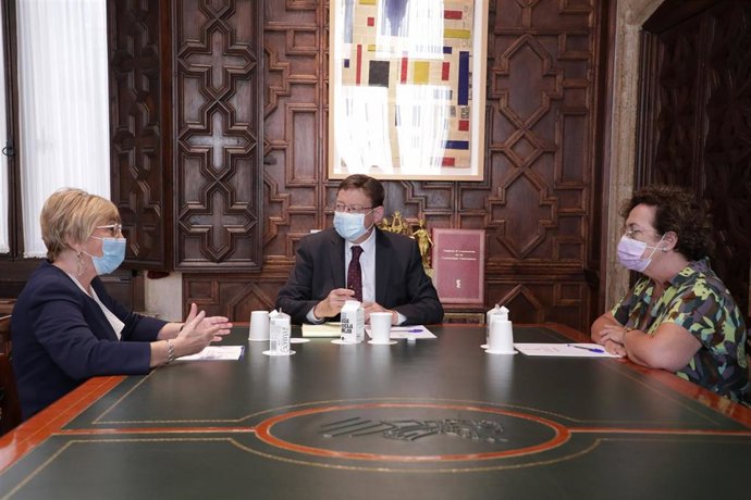 Reunión de Puig, Barceló y María José Lloria