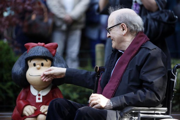 L'humorista argentí grfic i creador de les tires cmiques de Mafalda, Joaquín Salvador Lavado Tejón, més conegut com 'Quino'.