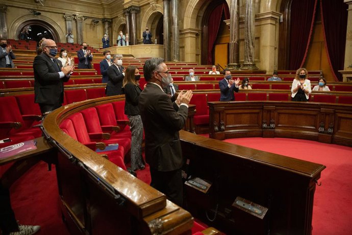 Ple del Parlament específic sobre la inhabilitació de l'expresident Quim Torra.