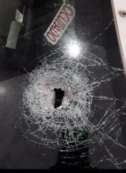 Taxi atacado con piedras en Las Palmas de Gran Canaria