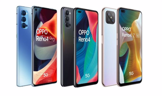 La familia OPPO Reno 4 llega a España acercando el 5G y la carga de 65W a la gam