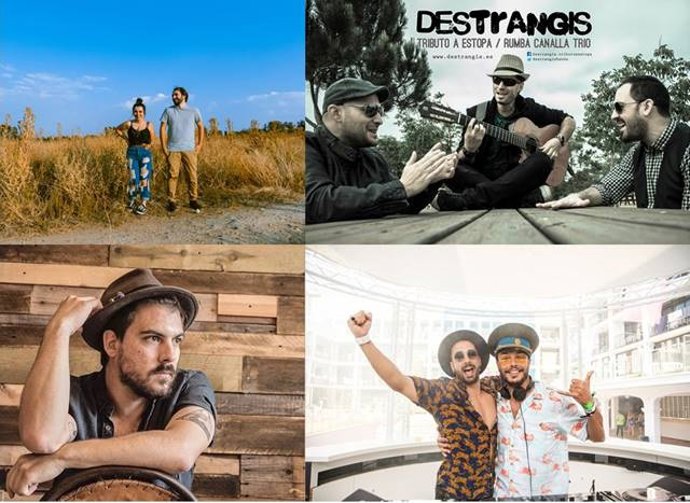 Imágenes promocionales de los artistas vallisoletanos que actuarán en el ciclo de conciertos que organiza Vallsur.