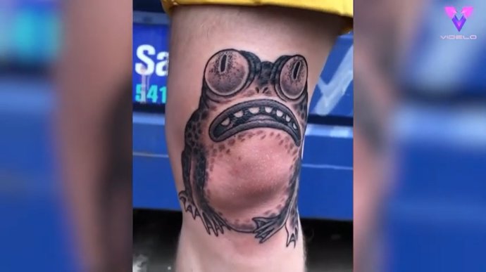 Tatuarse ranas en las rodillas: un estilo de tatuaje que el tatuador Brent Megens ha hecho viral gracias a este vídeo