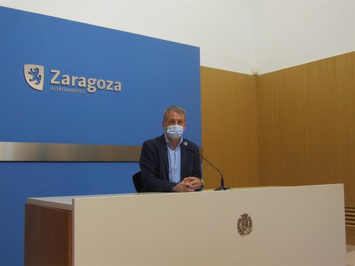 El portavoz de Podemos en el Ayuntamiento de Zaragoza, Fernando Simón