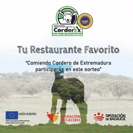 La IGP Corderex realiza una campaña de promoción para reivindicar el valor del Cordero de Extremadura y fomentar el consumo de esta carne en la hostelería de la región.