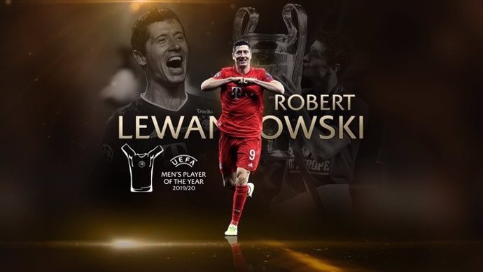 Robert Lewandowski, mejor jugador de la UEFA 2019-20