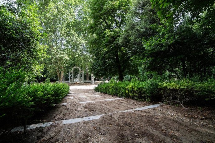 Paseo del Parque de El Retiro, en Madrid. 