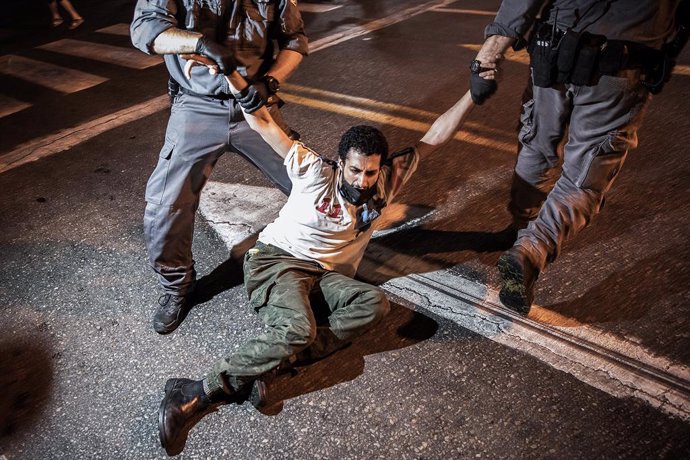 Israel.- Al menos 12 detenidos en Tel Aviv durante una nueva protesta contra el 