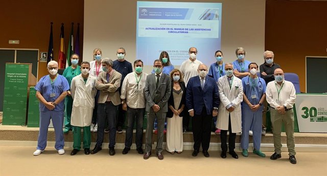 Equipo Código Shock del Hospital Virgen de la Victoria de Málaga