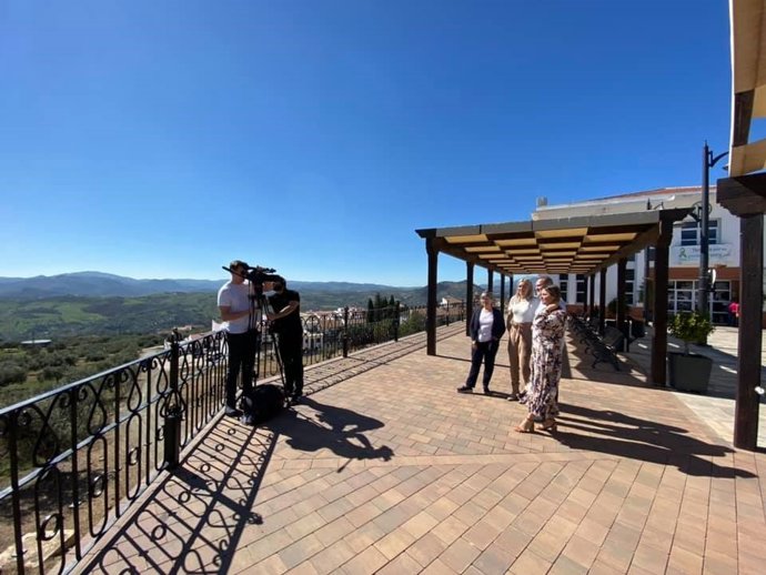 Rodaje del programa de televisión británico en la comarca de la Axarquía de Málaga