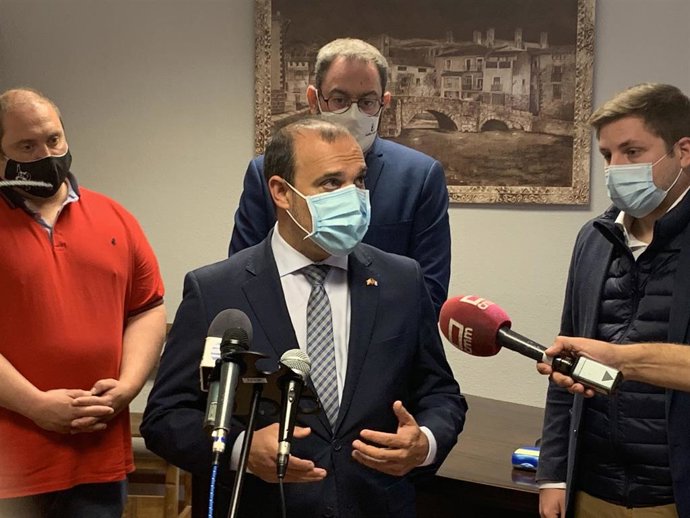 El presidente de las Cortes, Pablo Bellido.