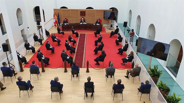 Apertura del curso judicial en el TSJCyL de Burgos.