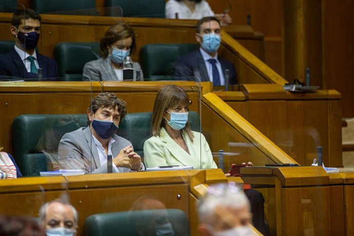 La secretaria general del PSE-EE, Idoia Mendia