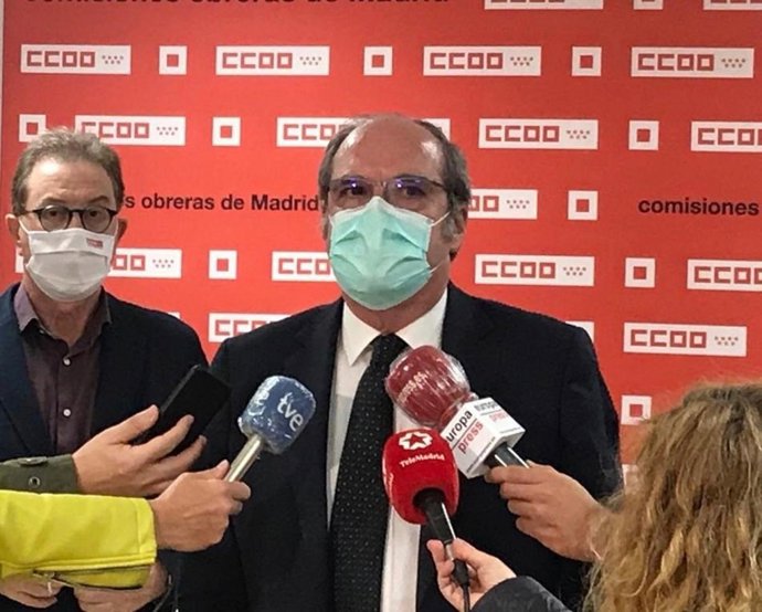 El portavoz del PSOE en la Asamblea de Madrid, Ángel Gabilondo