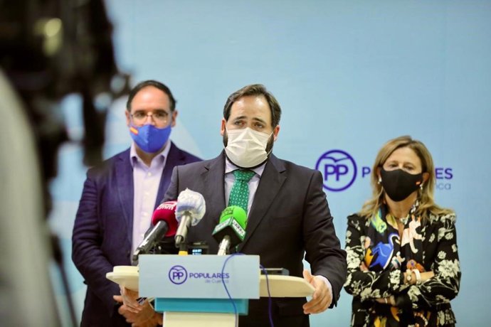 El presidente del PP, Paco Núñez, en Cuenca.
