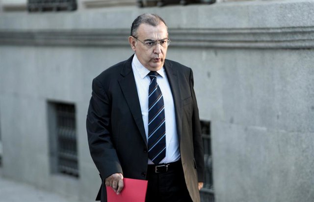 El que fuera jefe de la Unidad Central de Apoyo Operativo (UCAO) de la Policía Nacional, Enrique García Castaño, a su llegada a la Audiencia Nacional en 2019