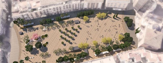 Proyecto de peatonalización de la Plaza de la Reina