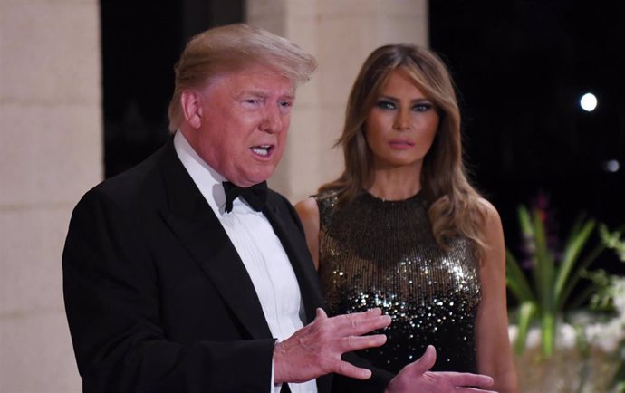 Donald Trump y su esposa Melania 