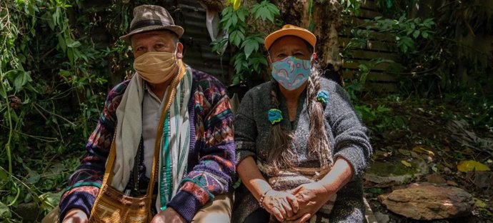 Imagen de archivo de indígenas en Colombia en medio de la pandemia de COVID-19